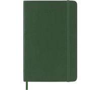 Moleskine Agenda Settimanale 2027, Planner 12 Mesi Con Spazio Per Note, Copertina Morbida e Chiusura Elastica, Formato Pocket 9x14 cm, Colore Verde Mirto