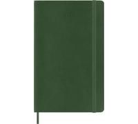 Moleskine Agenda Settimanale 2027, Planner 12 Mesi Con Spazio Per Note, Copertina Morbida e Chiusura Elastica, Formato Large 13x21 cm, Colore Verde Mirto