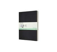 Moleskine Art Cahier Music Notebook Set 3 Quaderni Musica con Pentagramma, Adatto a Penne, Stilografiche, Matite, Pastelli, Colore Nero, XL 19 x 25 cm, 80 Pagine