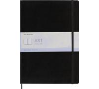 Moleskine Watercolour Notebook, Taccuino con Carta per Acquerelli e Matite, Copertina Rigida e Chiusura Elastica, 60 Pagine, Colore Nero, Formato A3 29.7 x 42 cm