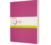 Moleskine Cahier Journal, Set 3 Notebooks with Plain Pages, Cardboard Cove...