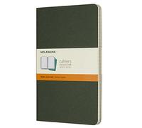 Moleskine Cahier Journal, Set 3 Notebooks with Ruled Pages, Cardboard Cover with