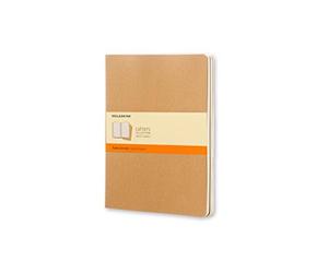 Moleskine Cahier Journal Set 3 Quaderni a Righe, XL, Marrone - AA.VV.