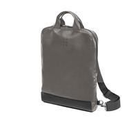 Moleskine Classic Device Bag Zaino Verticale Porta PC in Pelle per Laptop, Tablet, Notebook e iPad fino a 15'', da Ufficio e Lavoro, Dimensioni 29 x 39 x 6 cm, Colore Grigio Fango