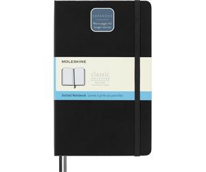 Moleskine - Classic Expanded Dotted Paper Notebook - Hard Cover and Elastic Clos