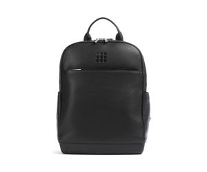 Moleskine Classic Leather Zaino nero, pelle granulata, unisex