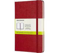 Moleskine Classic Notebook 208 fogli pagine bianche copertina rigida rosso