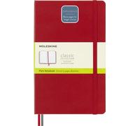 Moleskine Notizbuch - Erweitert, Large/A5, Blanko, Fester Einband, Scharlachrot