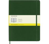 Moleskine Notebook, Extra Large, Squared, Myrtle Green, Soft Cover (7.5 X 9.75)