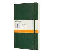 Moleskine Notebook, Large, Squared, Myrtle Green, Soft Cover (5 X 8.25)