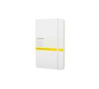 Moleskine Classic Notebook, Taccuino a Quadretti, Copertina Rigida e Chiusura ad Elastico, Formato Pocket 9 x 14 cm, Colore Bianco, 192 Pagine