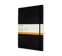Moleskine Classic Notebook, Taccuino a Righe, Copertina Morbida e Chiusura ad Elastico, Formato A4 21 x 29.7 cm, Colore Nero, 192 Pagine