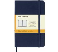 Taccuino Classic a righe Poket con copertina rigida - Blu