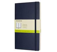 Moleskine taccuino Classic, large, copertina morbida blu, pagina bianca 80550028