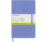 Moleskine – Taccuino Classic Large, pagine bianche, copertina morbida, elastico, Blu Ortensia