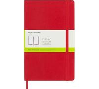 Moleskine Taccuino Classic Large 13 x 21 cm Copertina morbida Rosso scarlatto 192 pagine