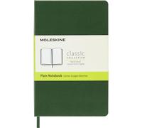Moleskine Classic Plain Paper Notebook, Hard Cover and Elastic Closure Journal,