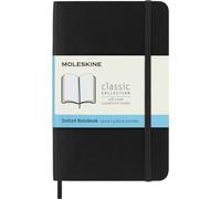 Moleskine Classic Notebook, Taccuino con Pagine Puntinate, Copertina Morbida e Chiusura ad Elastico, Formato Pocket 9 x 14 cm, Colore Nero, 192 Pagine