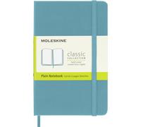 Moleskine Classic Plain Paper Notebook, Hard Cover and Elastic Closure Journal,