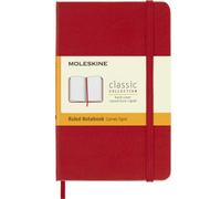 Moleskine Classic Quaderno, Copertina Morbida, Tascabile, Rosso