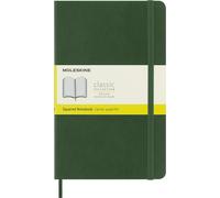 Moleskine Notebook, Large, Squared, Myrtle Green, Soft Cover (5 X 8.25)