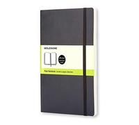 Taccuino Moleskin Classic - 305874 Taccuino con 192 fogli senza righe da 70 g/mq di color nero in confezione da 1 Pz.