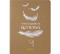 Moleskine Collezione Incantesimi del Mondo Magico Harry Potter Wingardium Leviosa Cahier Journal, Quaderno Cahier Journal a Righe con Copertina Rigida e Cucitura a Vista, Formato Extra Large 19 x 25