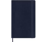 Moleskine Agenda Giornaliera 2027, Planner 12 Mesi Con Copertina Morbida e Chiusura Elastica, Formato Large 13x21 cm, Colore Blu Zaffiro