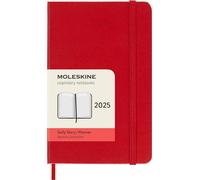 Moleskine Daily Planner, Agenda Giornaliera 12 Mesi 2025, Copertina Rigida e Chi