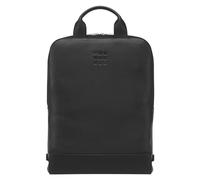 Moleskine Classic Leather Collection Zaino nero, pelle, unisex, 7L