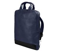 Moleskine Device Bag Collezione Classic Leather, Borsa Porta PC Verticale in Pelle, Zaino Porta PC per Laptop, Notebook, iPad, Computer fino a 15'', 30 x 8,5 x 40 cm, Blu Zaffiro