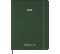 Moleskine Essential Planner 2025-2026 Agenda Settimanale Verticale 15 Mesi Con