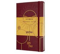 Moleskine - Harry Potter Taccuino in Edizione Limitata, Notebook a Righe, Tema 6/7 Quidditch, Copertina Rigida con Grafica e Dettagli a Tema, Formato Large 13 x 21 cm, Rosso Bordeaux, 240 Pagine