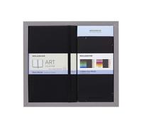 Moleskine Kit da Disegno, Taccuino per Schizzi e Set di Matite Acquerellabili, N