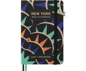 Moleskine Luxe New York City Notebook, Notebook with Travel Contents, Hard Cover