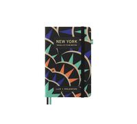 Moleskine LUXE Taccuino New York City con Contenuti di Viaggio, Copertina Rigida in Tessuto e Chiusura con Elastico, Formato Pocket 9 x 14 cm