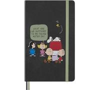 Moleskine Peanuts Gruppe Notizbuch limitierte Ausgabe, L/A5, liniert, fester Einband, Grau