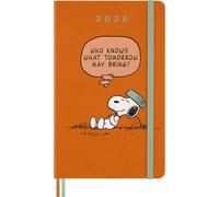 Moleskine Peanuts Weekly Planner, Agenda Settimanale 2026 12 Mesi con Spazio per Note, Copertina Rigida, Chiusura Elastica e Adesivi a Tema, Formato Large 13 x 21 cm