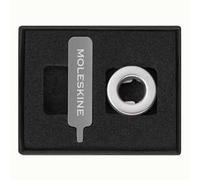 Moleskine Pin per Taccuino o Agenda Lettera O, Spilla Lettere, Personalizza la Chiusura con Elastico, Idee Regalo Personalizzato, Colore Argento