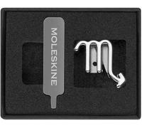 Moleskine Pin per Taccuino o Agenda Scorpione, Spilla Simbolo Zodiacale, Personalizza la Chiusura con Elastico, Idee Regalo Personalizzato, Colore Argento