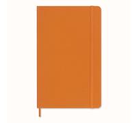 Moleskine Taccuino Precious & Ethical, con Confezione Regalo, Copertina Morbida Vegana, Chiusura Elastica, Formato Large 13x21 cm, Colore Arancio