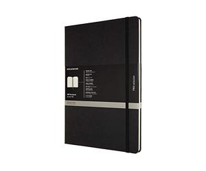Moleskine Pro Notebook, Taccuino da Ufficio, Copertina Rigida e Chiusura Elastica, Layout Organizzato con 8 Fogli Staccabili, Formato A4 21 x 29.7 cm, Colore Nero, 192 Pagine