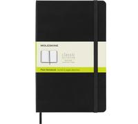 Taccuino Moleskin Classic - 305824 Taccuino con 240 fogli senza righe da 70 g/mq di color nero in confezione da 1 Pz.