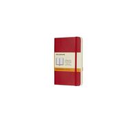 Moleskine Scarlet Red Pocket Ruled Notebook Soft