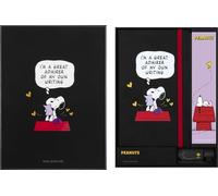 Moleskine Set creativo Peanuts in edizione limitata, quaderno Snoopy + 12 ...