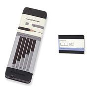 Moleskine Set Di 5 Matite Da Disegno & Art Plus Album Da Disegno, Tascabile, Ner