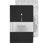 Moleskine Set Quaderni tema NASA – 2 Cahier, pagine bianche, 16 fogli staccabili, Large 13x21 cm