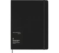 Moleskine Smart Notebook, Smart Writing System, Notebook Digitale con Copertina Rigida, Pagine a Righe e Chiusura Elastica, Colore Nero, Formato Extra Large 19 x 25 cm
