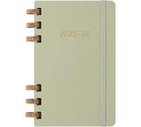 Moleskine 12 Monate Studienplaner mit Spiralbindung 2026, L/A5, Fester Einband, Kiwi
