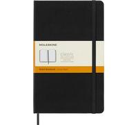 Moleskine taccuino colorato A righe Large nero